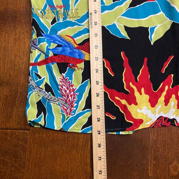 Reyn Spooner Vintage Hawaiian Spun Rayon Margaritaville Volcano Shirt Men's XL - Picture 9 of 9